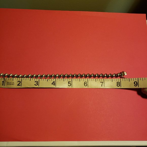 Vintage Sterling Silver Bracelet San Marco Design - Picture 6 of 7